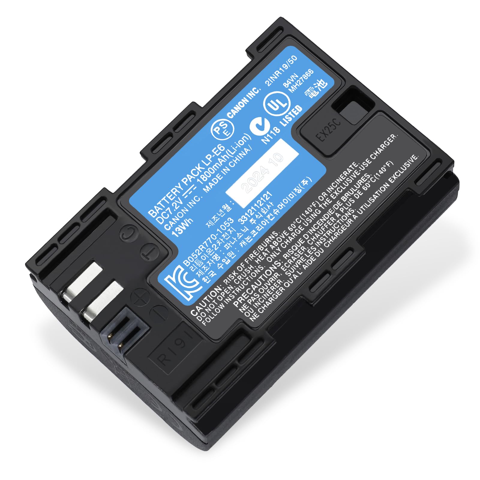 Amazon.com: Moiloam LP-E6 Battery Replacement 1800mAh for Canon