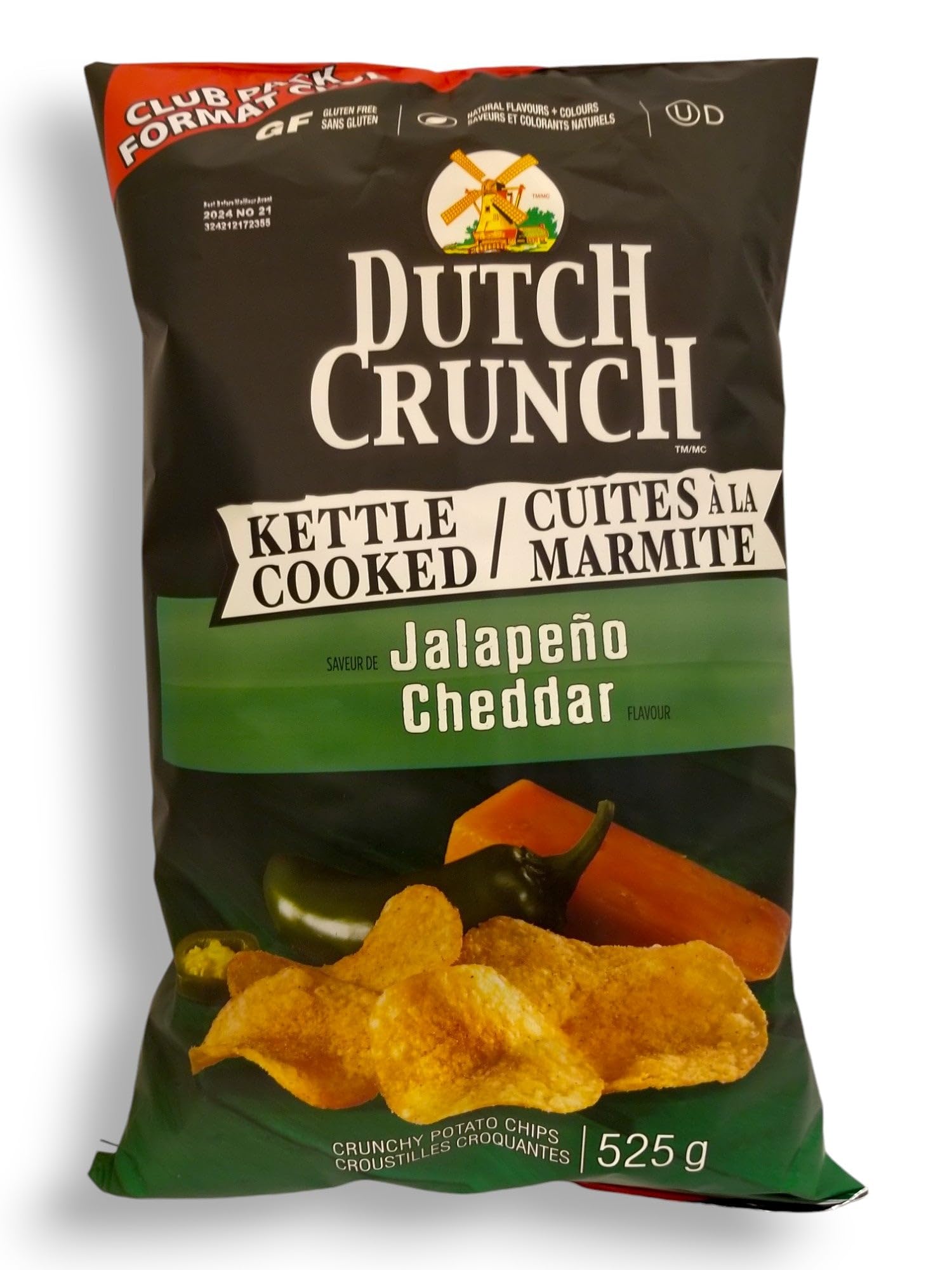 Amazon.com: Old Dutch Crunch Jalapeno & Cheddar Kettle Cooked