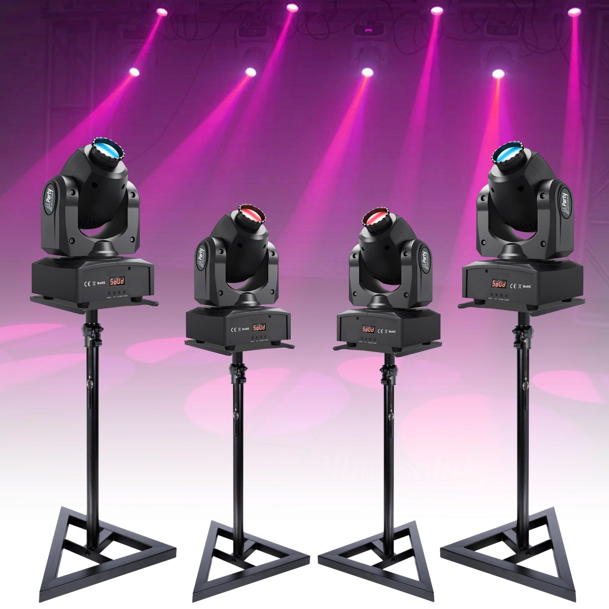 Lyre Ibiza LED Gobo Noire Occasion Parfait état Utilisée 10 Fois Soirée Privée