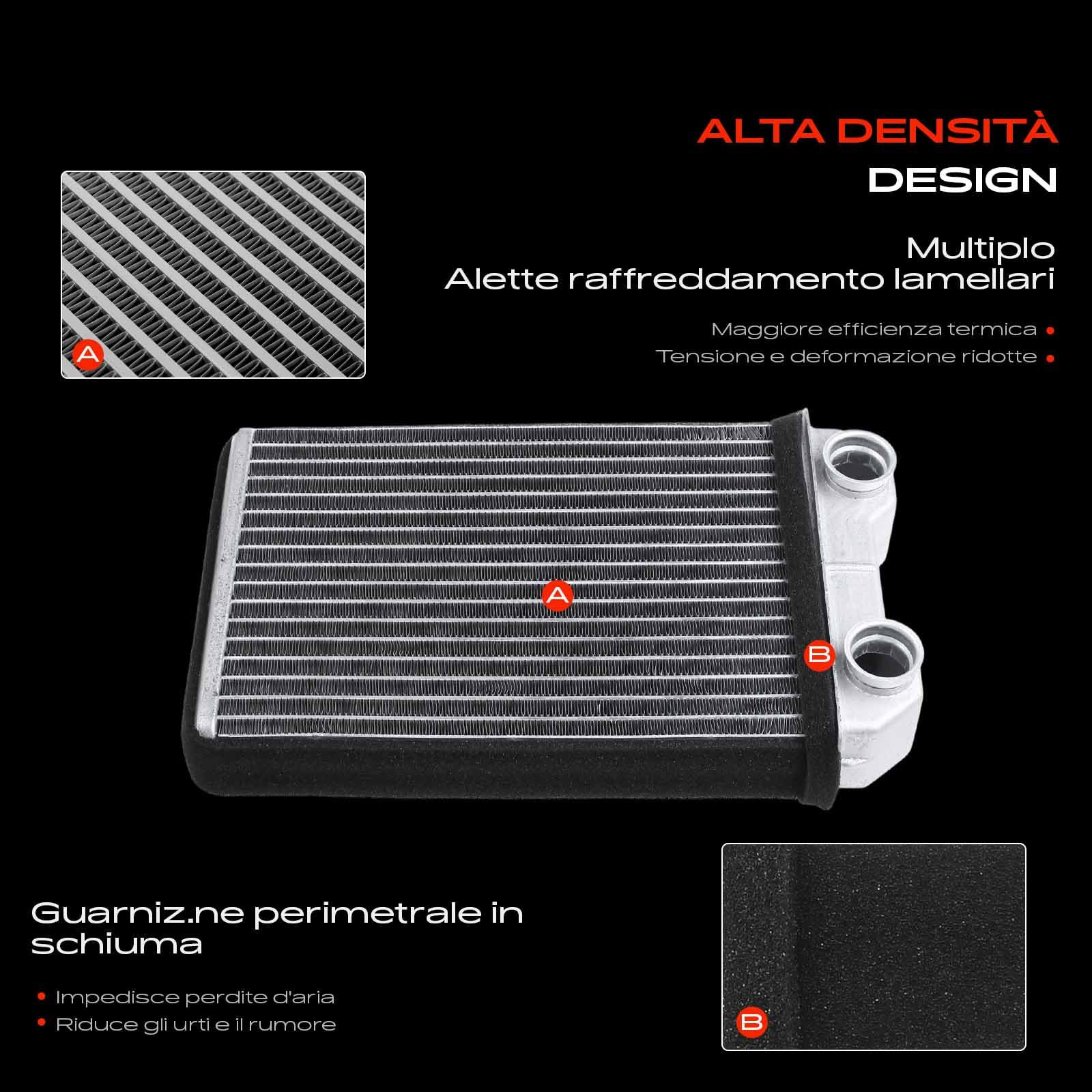 Frankberg Scambiatore di calore Riscaldamento interno Compatibile con M.i.n.i Cabriolet R52 C.o.o.p.e.r M.i.n.i Cabriolet R52 One M.i.n.i R50 R53 One M.i.n.i R50 R53 C.o.o.p.e.r S M.i.n.i 1497527
