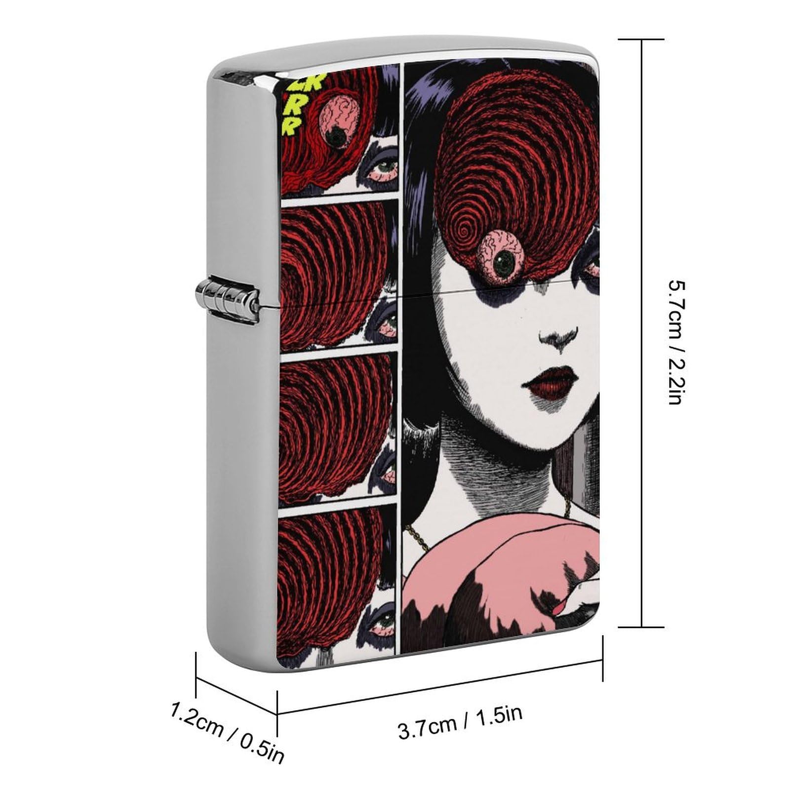 Amazon.co.jp: ZIPPO兼用ケース ホラー Junji Ito メンズ ジッポ