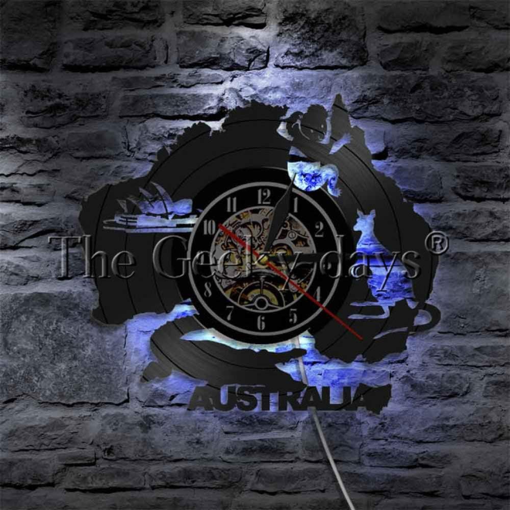 1Piece Australia Wall Clock Sydney Opera House Vinyl Record