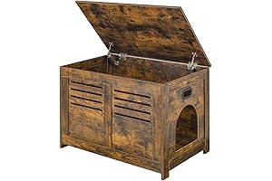 DINZI LVJ Litter Box Furniture: Hide Away Messes and Keep Your Cat Happy