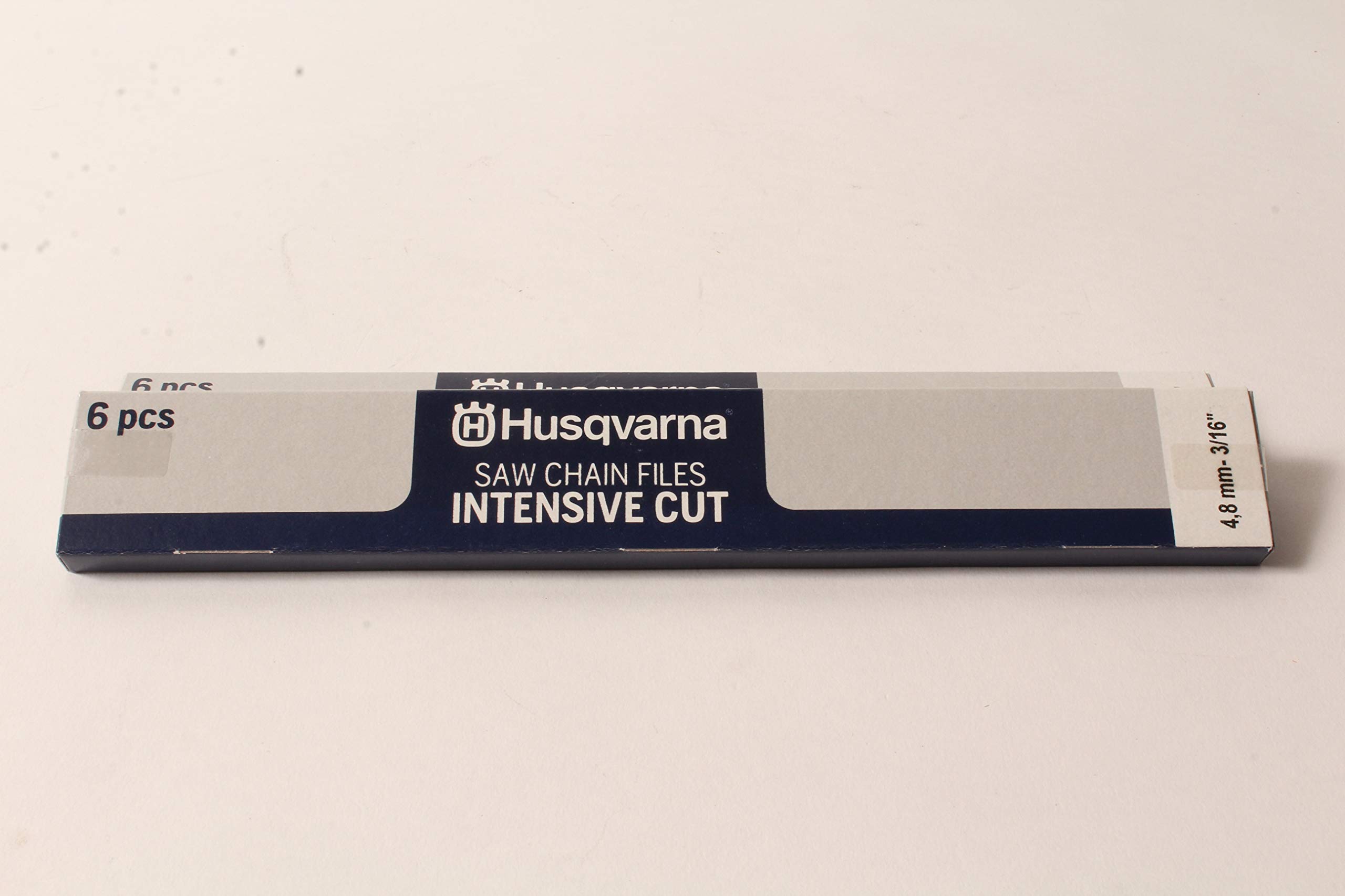 Husqvarna Confezione da 12 lime rotonde per motosega 597356302, 4,8 mm