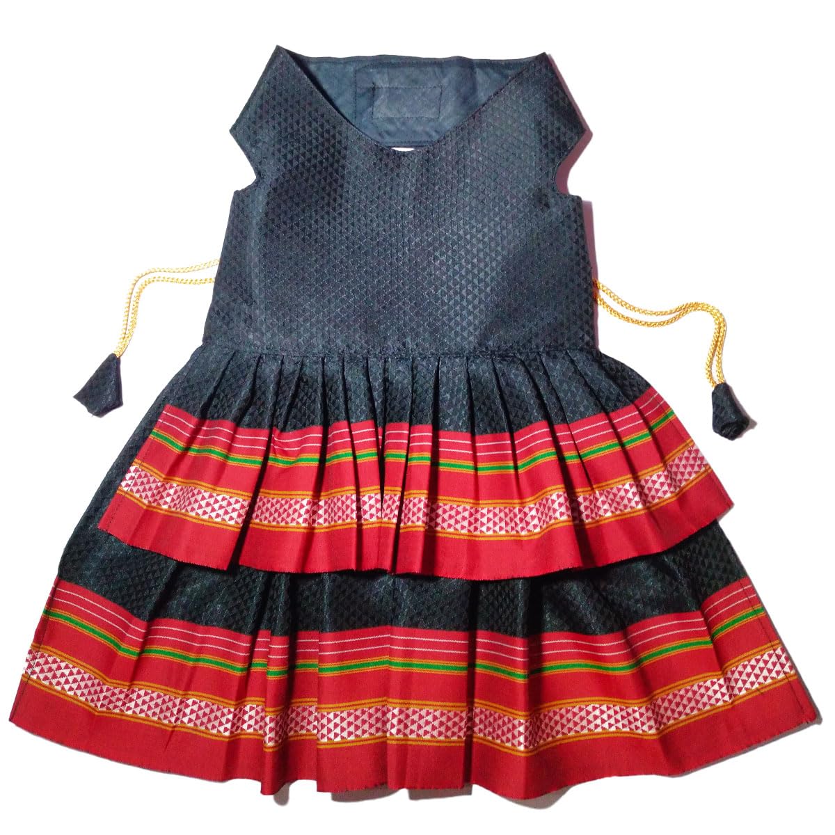 Myartbucket Parkar Polka Dress for Pet Small Dog Girl Puppy Clothes Female Princess Stylish Sleeveless Light Weight, Comfortable & Breathable Dog Apparel, Trendy Outfit | Black (M) (B0CRKQS7S2) Amazon Price History, Amazon Price Tracker