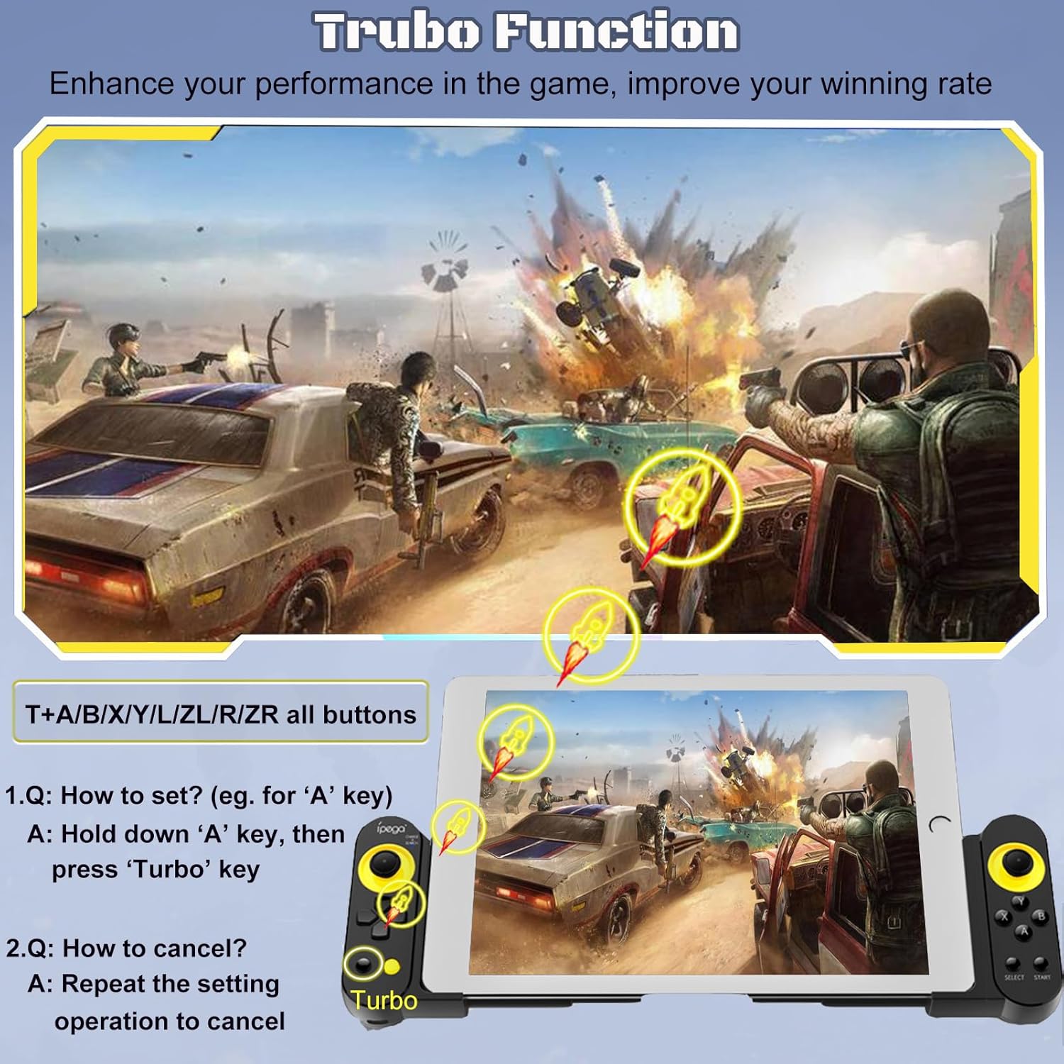 Megadream Gaming Controller for iPhone Android PC Joystick, Wireless Gamepad for iOS iPhone 14/13/12, Android, Samsung Galaxy S22/S21/S20, PC - MFi Certified - 3.5mm Audio Converter - Call of Duty