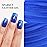 Imtiti Pearl Gel Nail Polish, 0.5 Fl Oz Deep Blue Glitter Gel Polish Soak Off LED UV Shimmer Mermaid Pearlescent DIY Nail Art Starter Manicure Salon