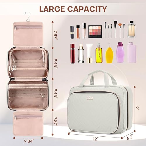 Miniatura 9 de Neceser de viaje con organizador de joyas, Negro -