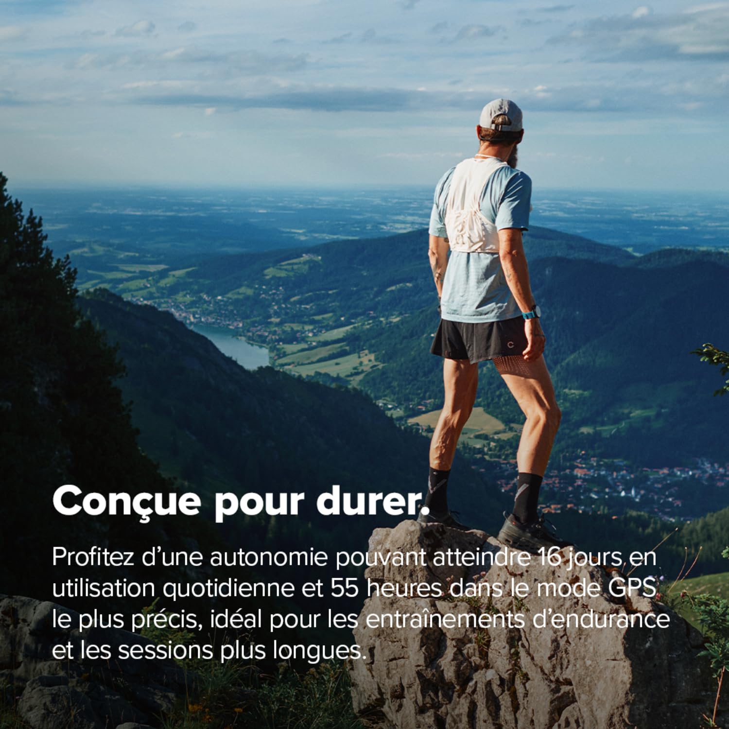SUUNTO Race 2 Montre de Sport Homme Femme, Tracker d'Activités GPS Running, Bi-Band GNSS, Carte Hors Ligne, Écran Tactile AMOLED, Smartwatch Cardiofréquencemètre Podomètre Altimètre