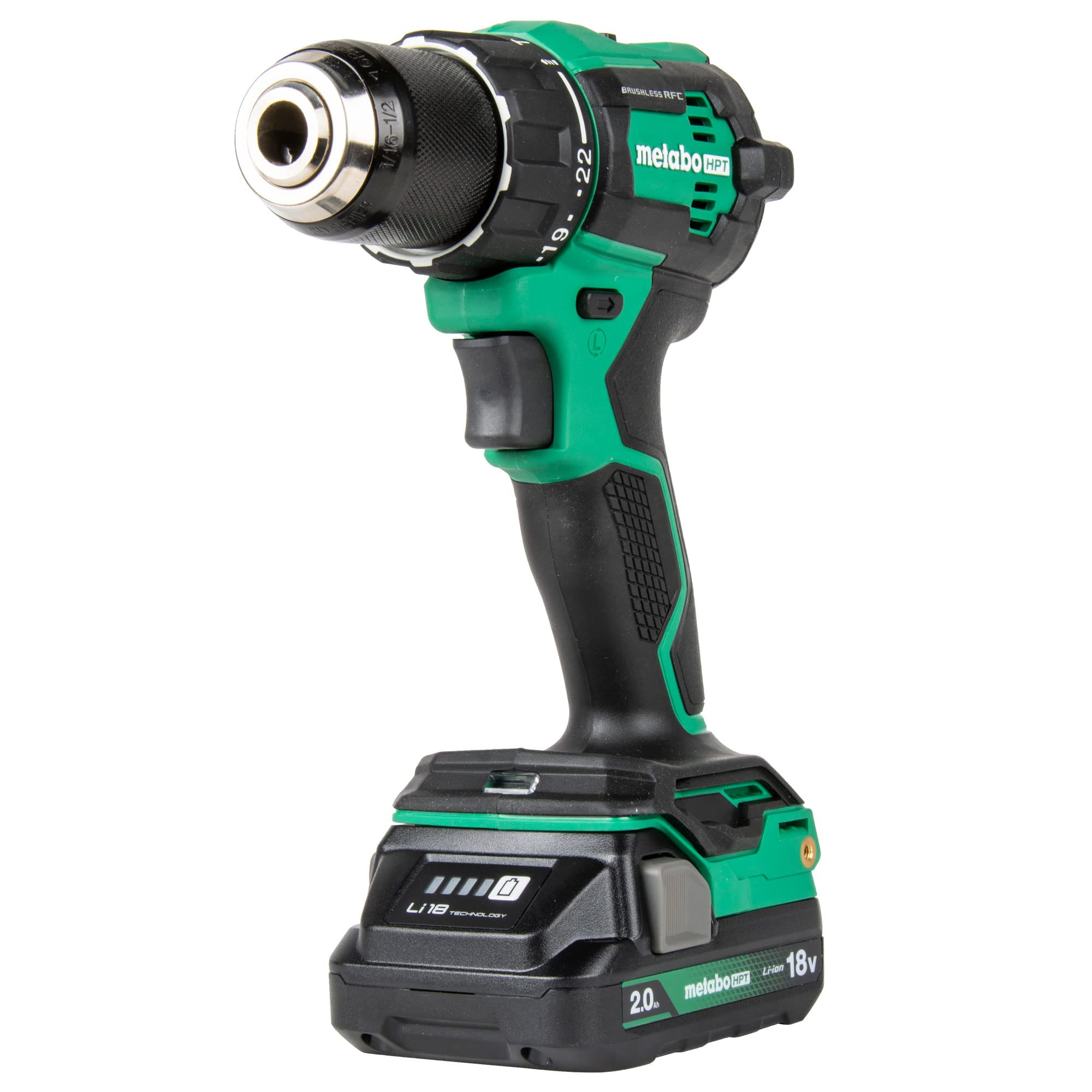 Metabo HPT 18V Cordless Hammer Drill Kit - Powerful & Compact -3 Metabo HPT 18V Cordless Hammer Drill Kit - Powerful & Compact -3