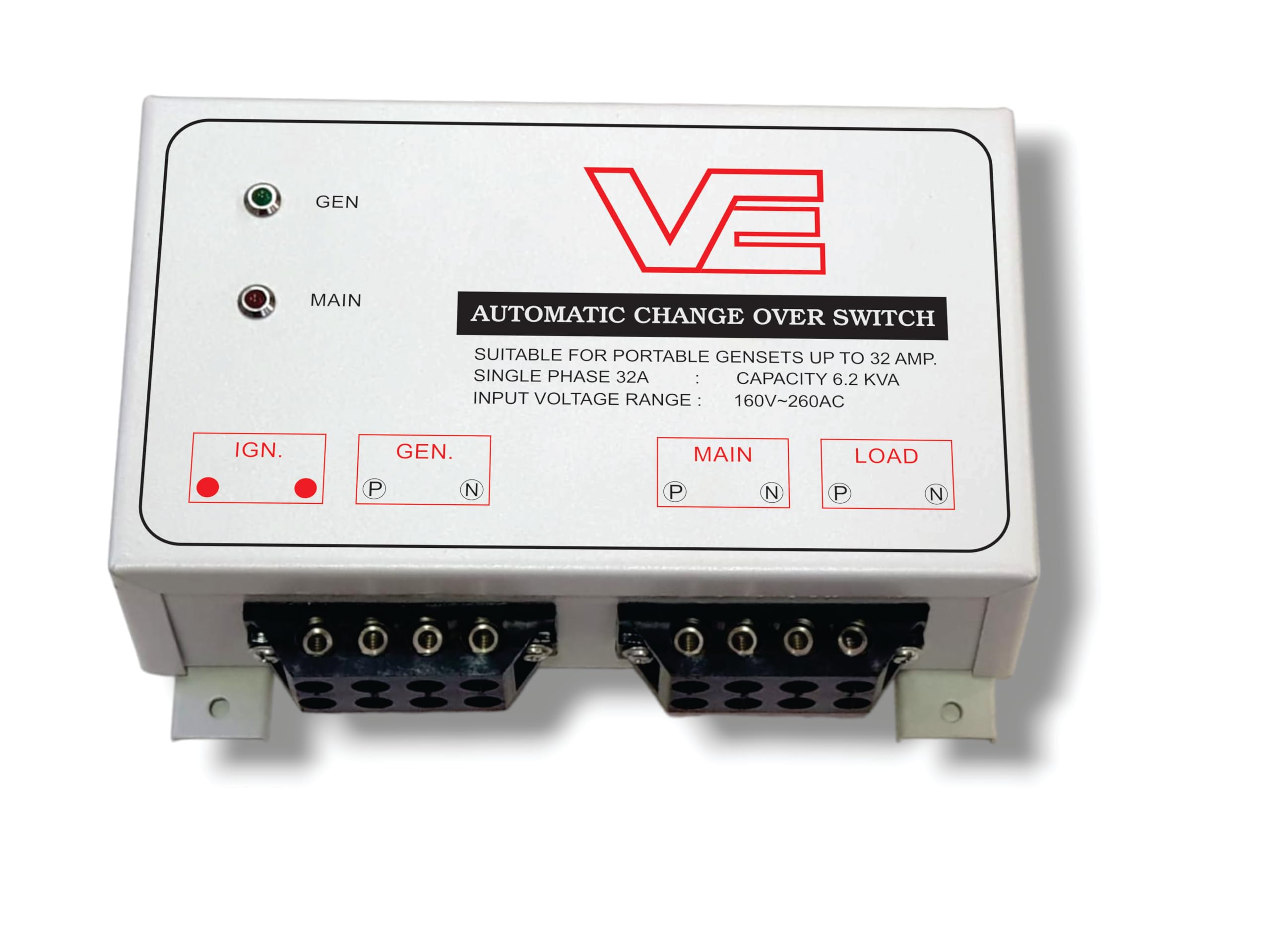 VE AUTOMATIC CHANGEOVER SWITCH 32 AMPS | DOUBLE POLE | INPUT SUPPLY 250V | SINGLE PHASE (B0CXF4Y1X6) Amazon Price History, Amazon Price Tracker