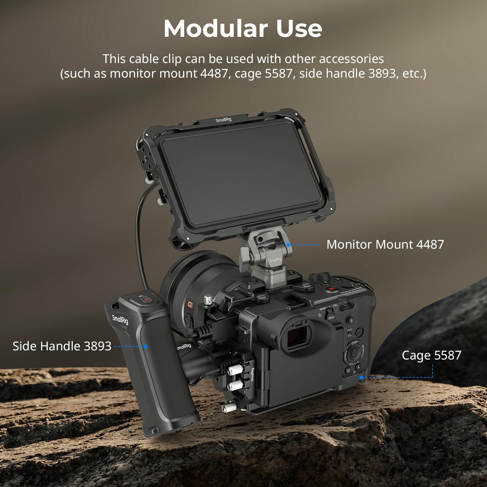 Amazon.com : SMALLRIG USB-C & Multi Cable Clamp, Design for Sony
