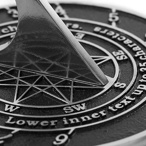 Miniatura 10 de The Metal Foundry Regalo personalizado de reloj de sol de latón inglés. Esta idea de regalo única para él o ella está hecha con tu mensaje y será el