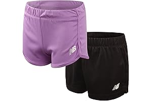 Girls' Active & Athletic Shorts: Ultimate Comfort for Energetic Young Athletes (2-Pack)