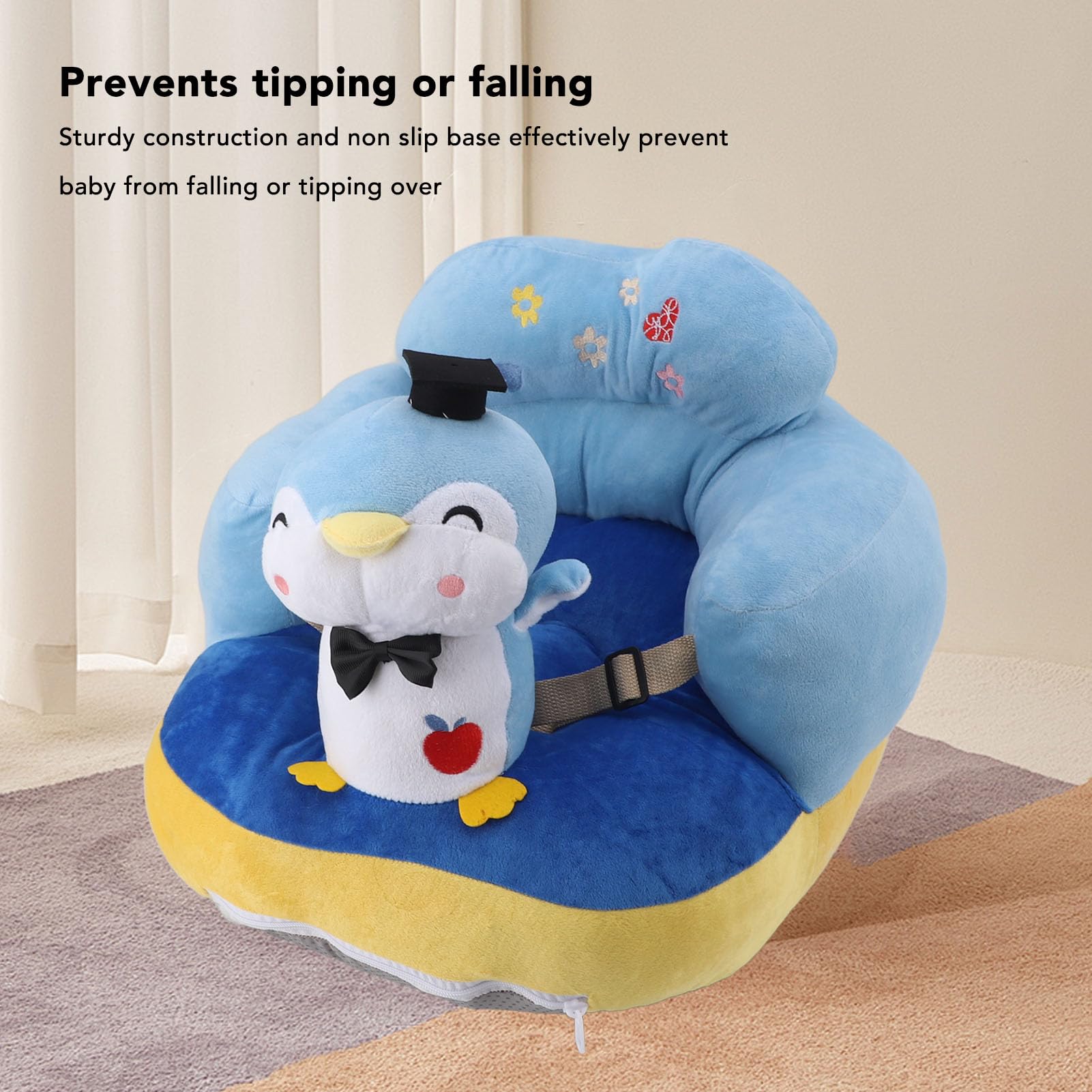 Baby Seat Sofa, Infants Floor Seats Stable Support Comfortable for (#1)