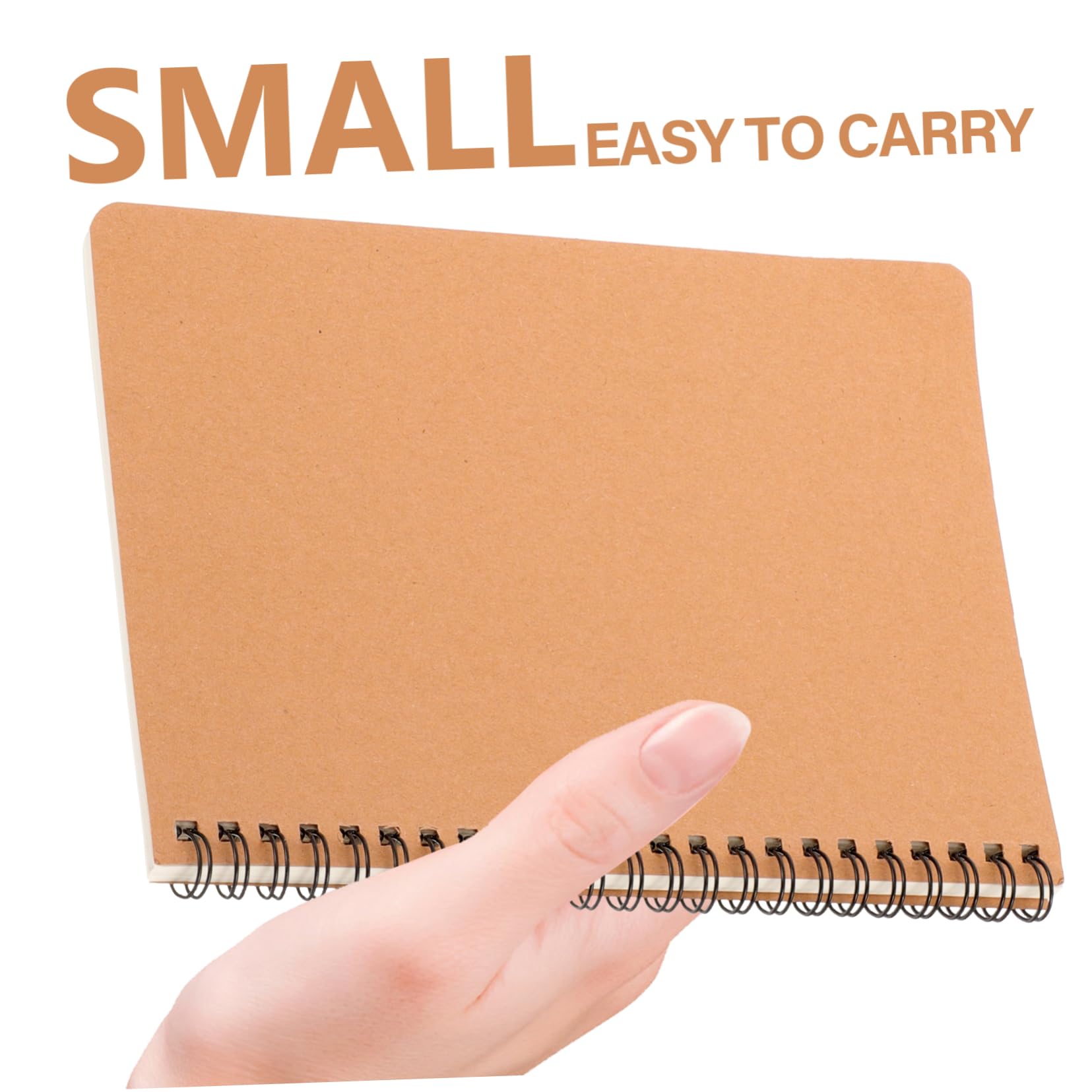 EXCEART Spiral Notizbuch A5 Kariert 10 Stück-pack Notizbücher mit Hardcover Blanke Seiten Papier Klassisches Design für Tagebuch und Reisen