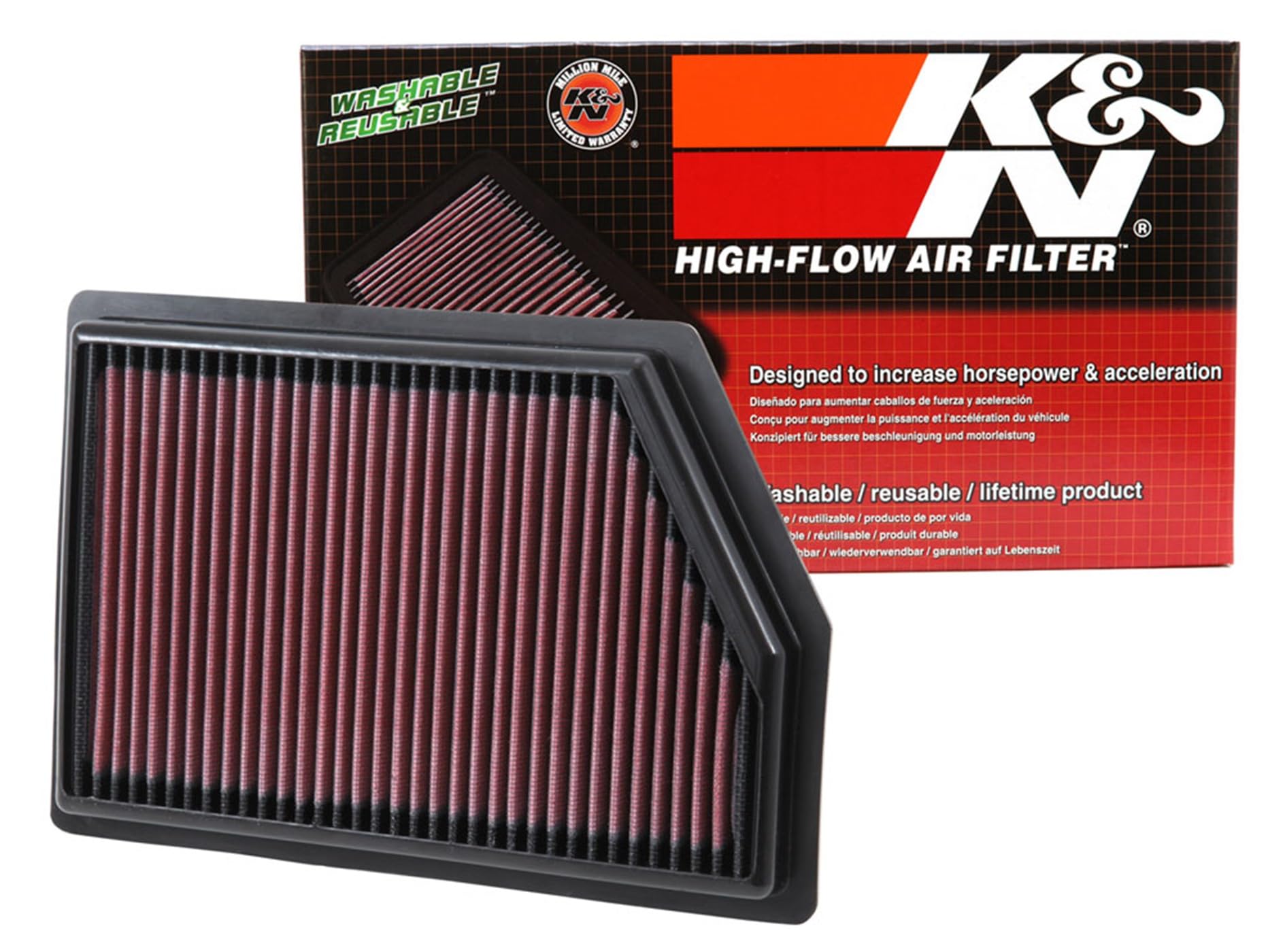 K&N High-Flow Engine Air Filter 33-5009