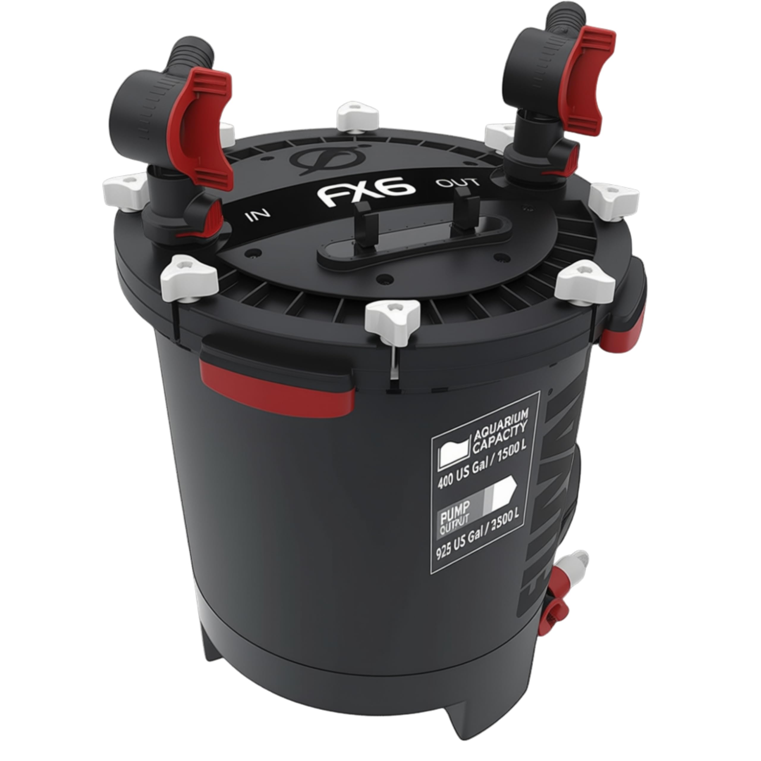 Fluval Filtre Extérieur pour Aquarium FX6 Débit Max 3500 L/H