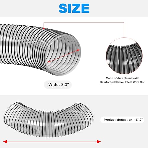 Miniatura 5 de 764-05082 Bagger Flex Manguera Reemplazo Para CUB CADET MTD RZT Trasera Cortacésped 36 42 46 50 54 Se adapta a la ensacadora DobleTriple Bagger