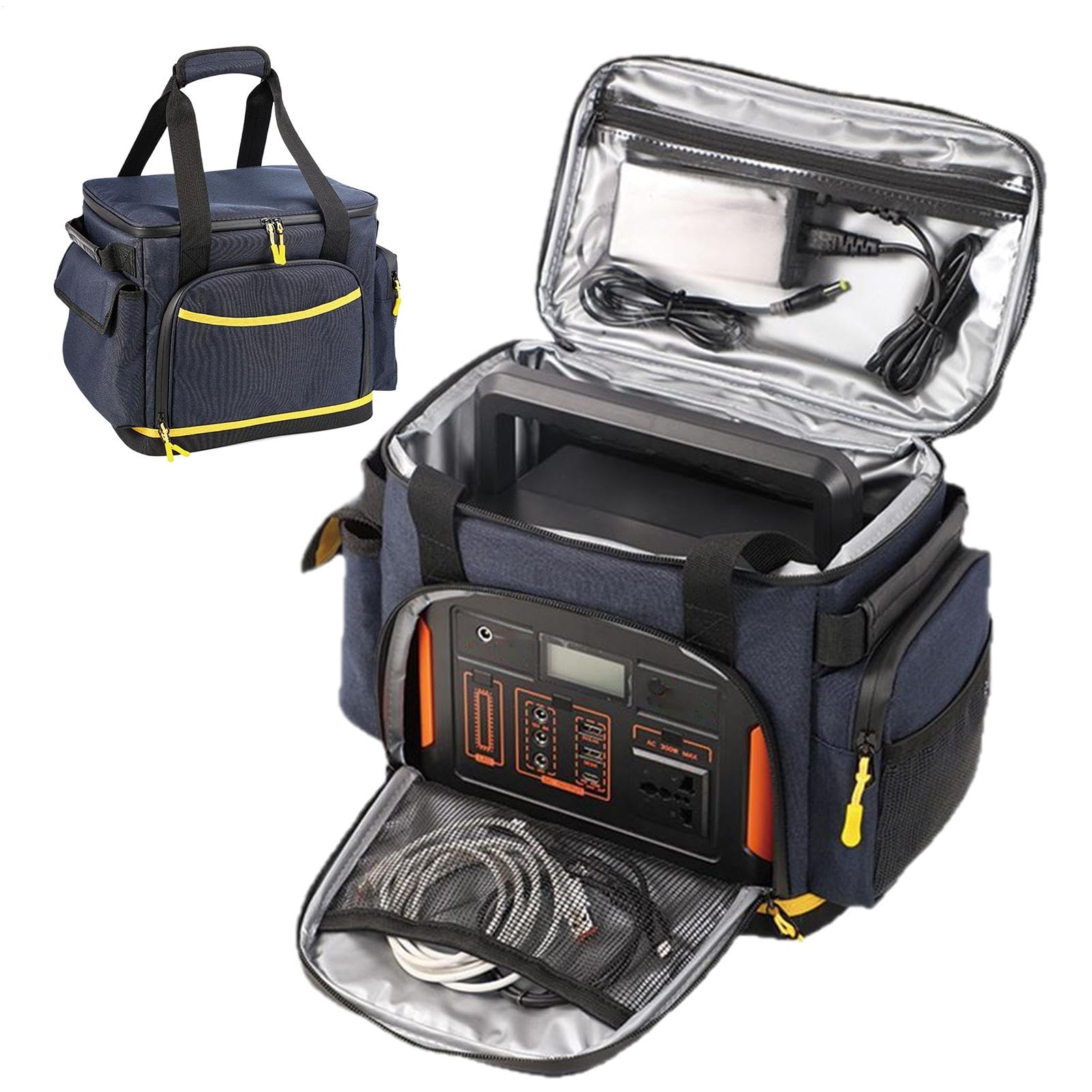 Organizer Cavi Di Ricarica Da Viaggio Tessuto oxford antistatico antiurto | Custodia per Power Station Custodia Organizer In Tessuto Oxford Per Elettronica Da Viaggio