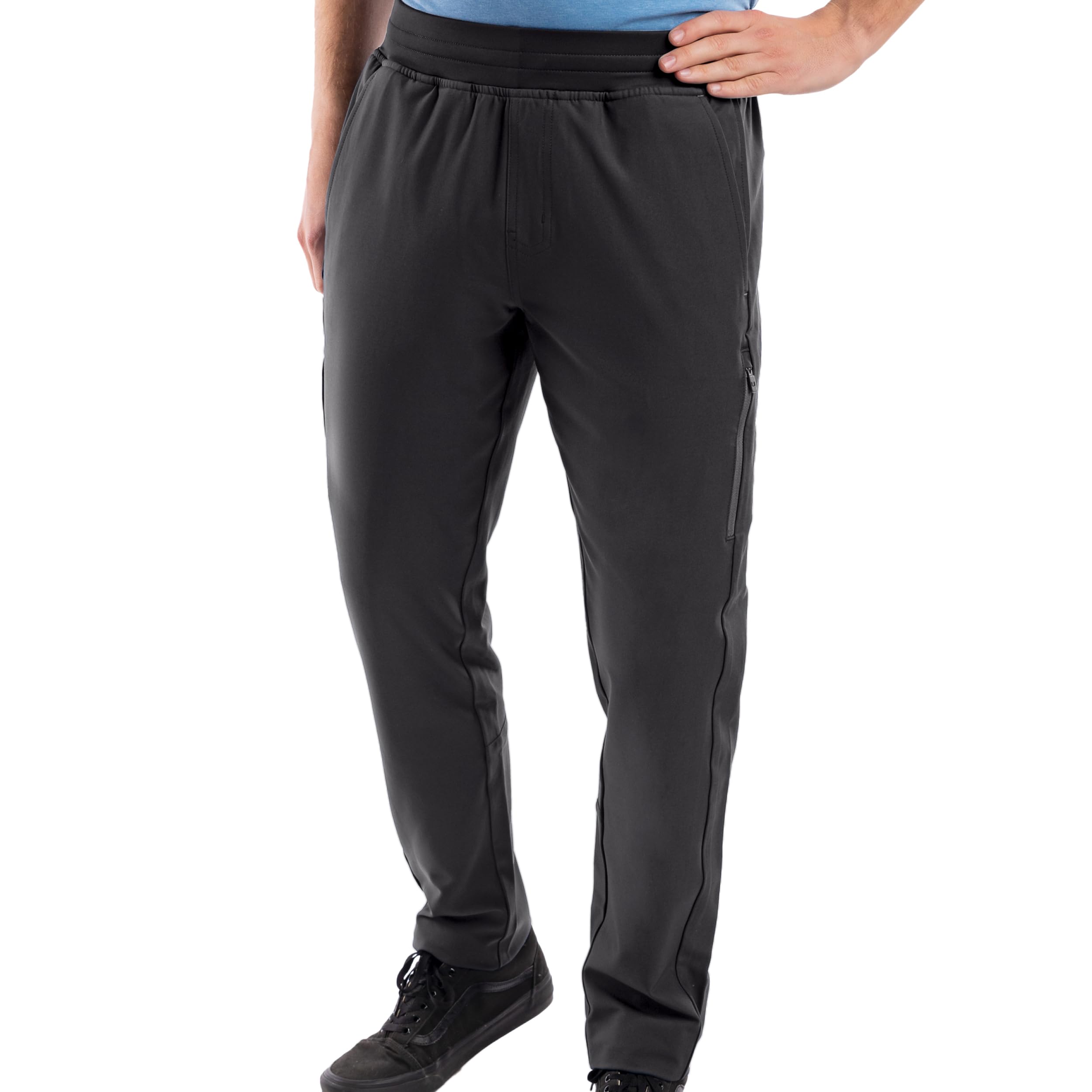 SCOTTeVEST Elevated Everyday Jogger Pant for Men - 10 Hidden Pockets - Water Repellent for Travel & More