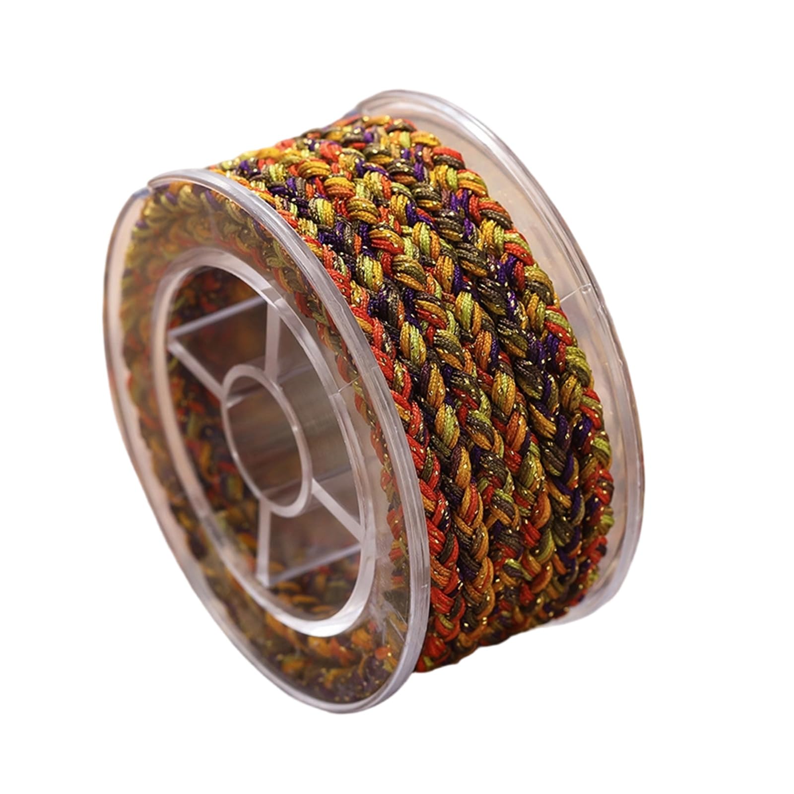 2M Long 4.5mm Braided Cord with Dragon Design for Sewing Projects Colorful Weaving String