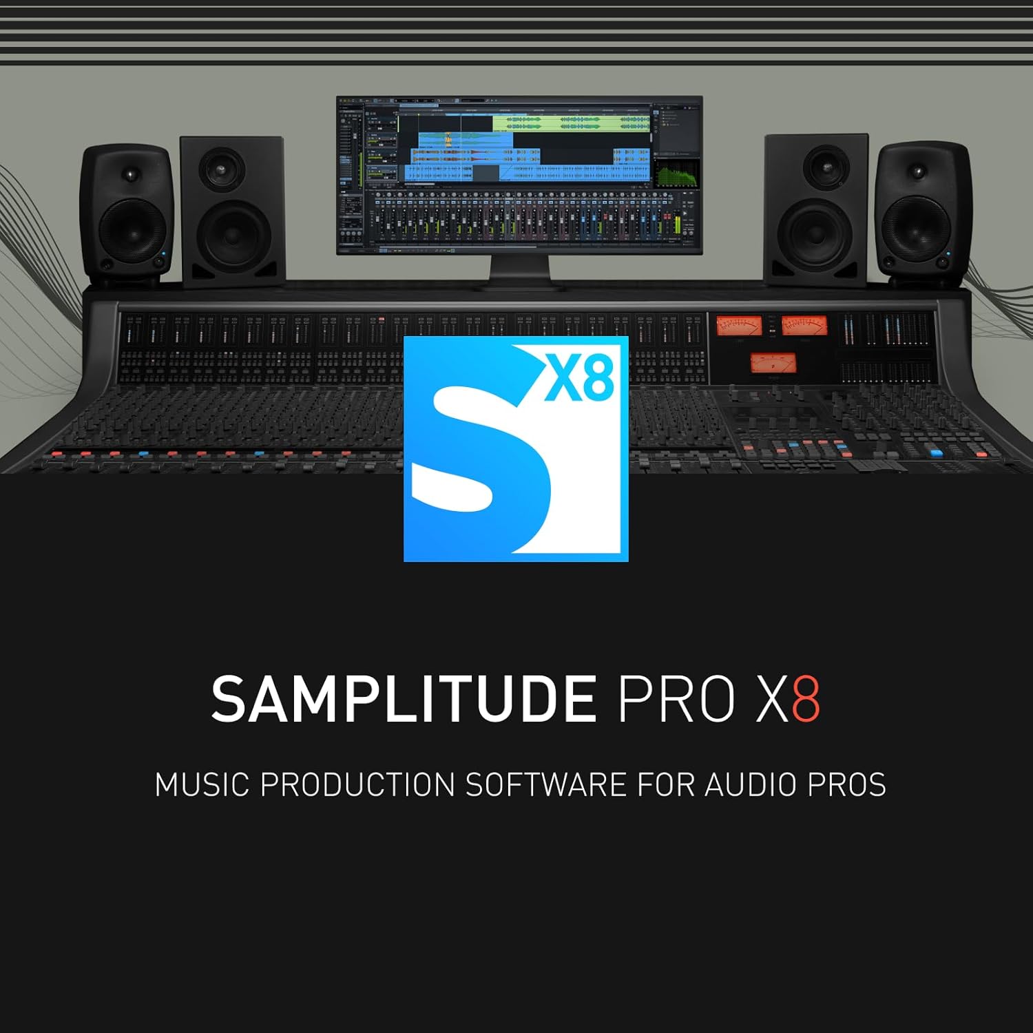SAMPLITUDE Pro X8 – The Master of Pro Audio | Recording, Editing, Mixing & Mastering | Audio Software | Music Program | for Windows 10/11 PC [PC Online code]