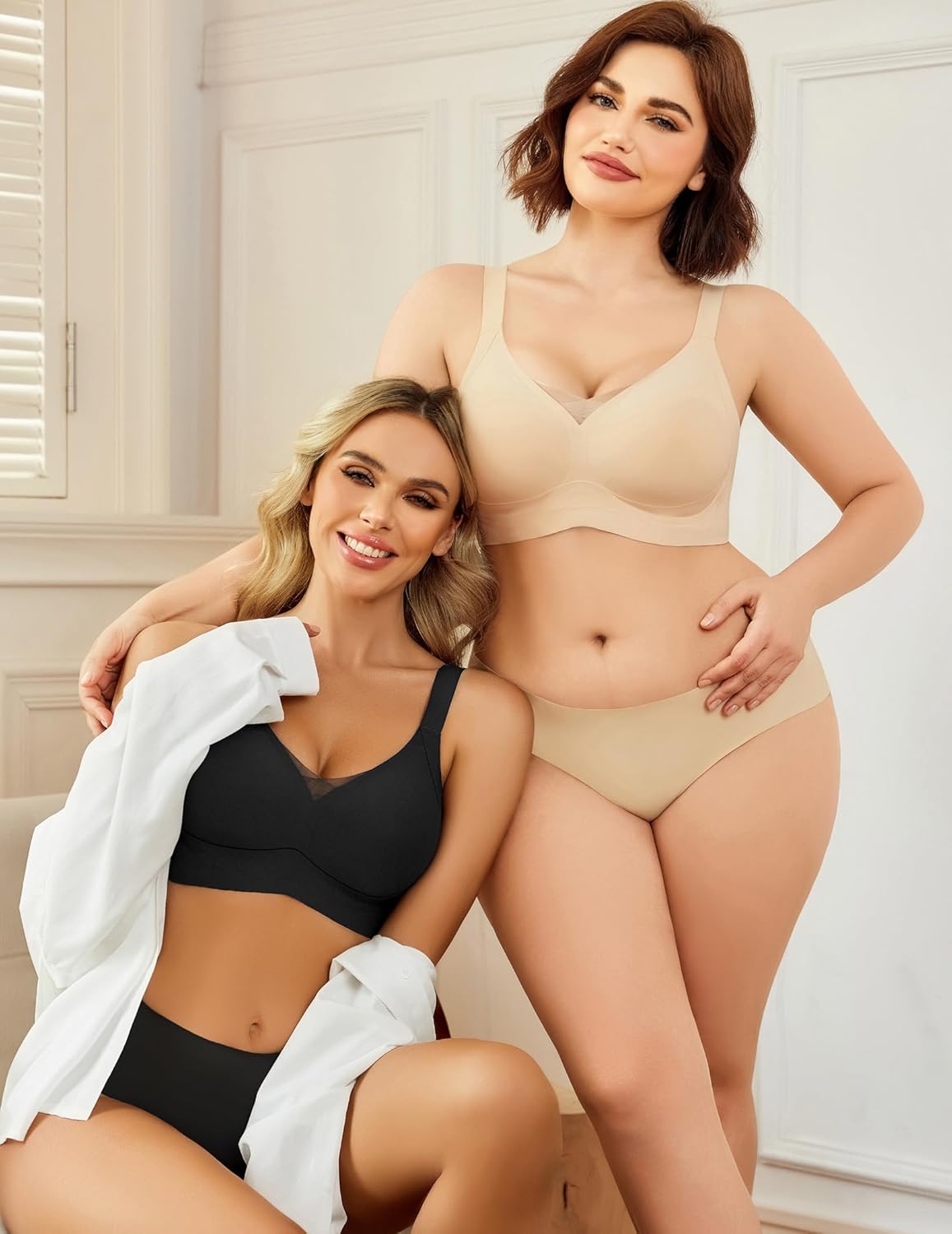 Avidlove Womens Wireless Bras Full Coverage Seamless Bra Comfortable Bralette Everyday Bras - Image 5