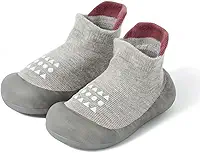 Sapatos de caminhada para bebês, antiderrapante, respirável, com sola de borracha macia, tênis para bebês meninos e meninas