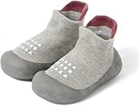 Sapatos de caminhada para bebês, antiderrapante, respirável, com sola de borracha macia, tênis para bebês meninos e meninas