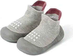 Sapatos de caminhada para bebês, antiderrapante, respirável, com sola de borracha macia, tênis para bebês meninos e meninas