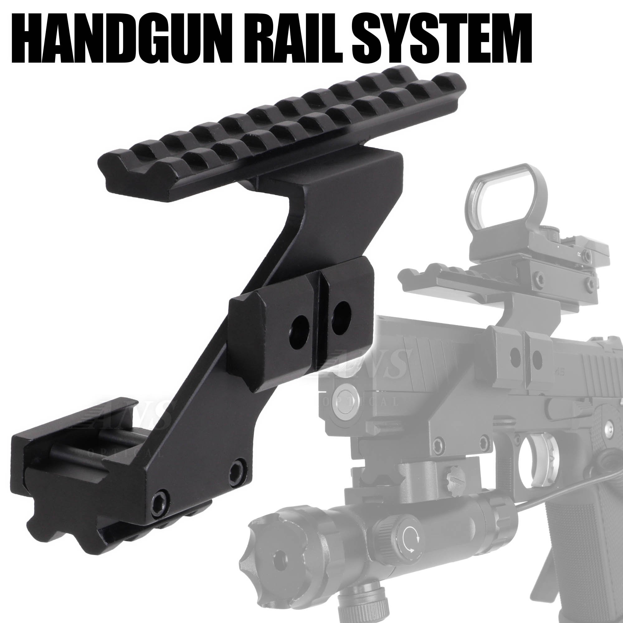 Amazon | ANS Optical ハンドガン用 3面レイル拡張 マウント