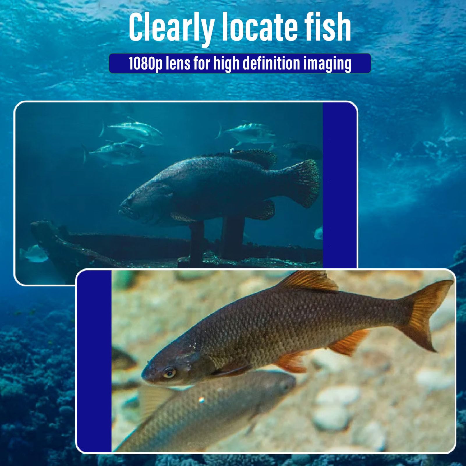 Amazon.co.jp: 水中釣りカメラ 1080P 4.3インチ 明るいスクリーン 超