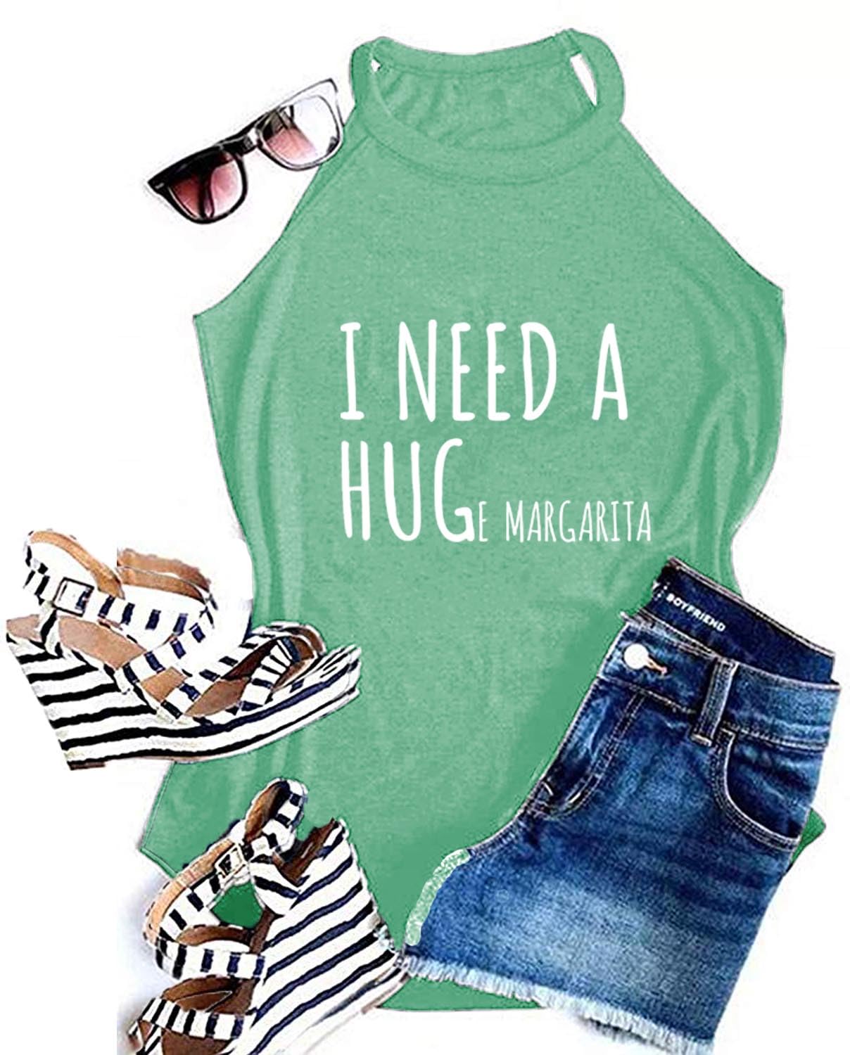 Mamacita Needs a Margarita Women Funny Shirts Workout Tops Graphic Beach Holiday Outfit Tees