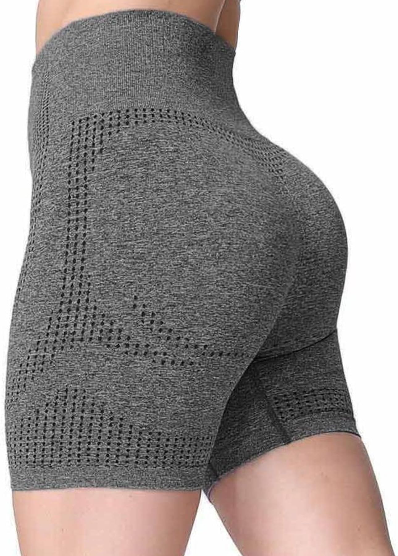 Seamless Workout Biker Shorts for Women High Waisted Exercise Athletic Gym Booty Running Yoga Short 5"