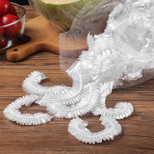 Miniatura 6 de Bolsas de almacenamiento fresco, 300 fundas para alimentos, fundas elásticas reutilizables para almacenamiento de alimentos, sellado de plástico,