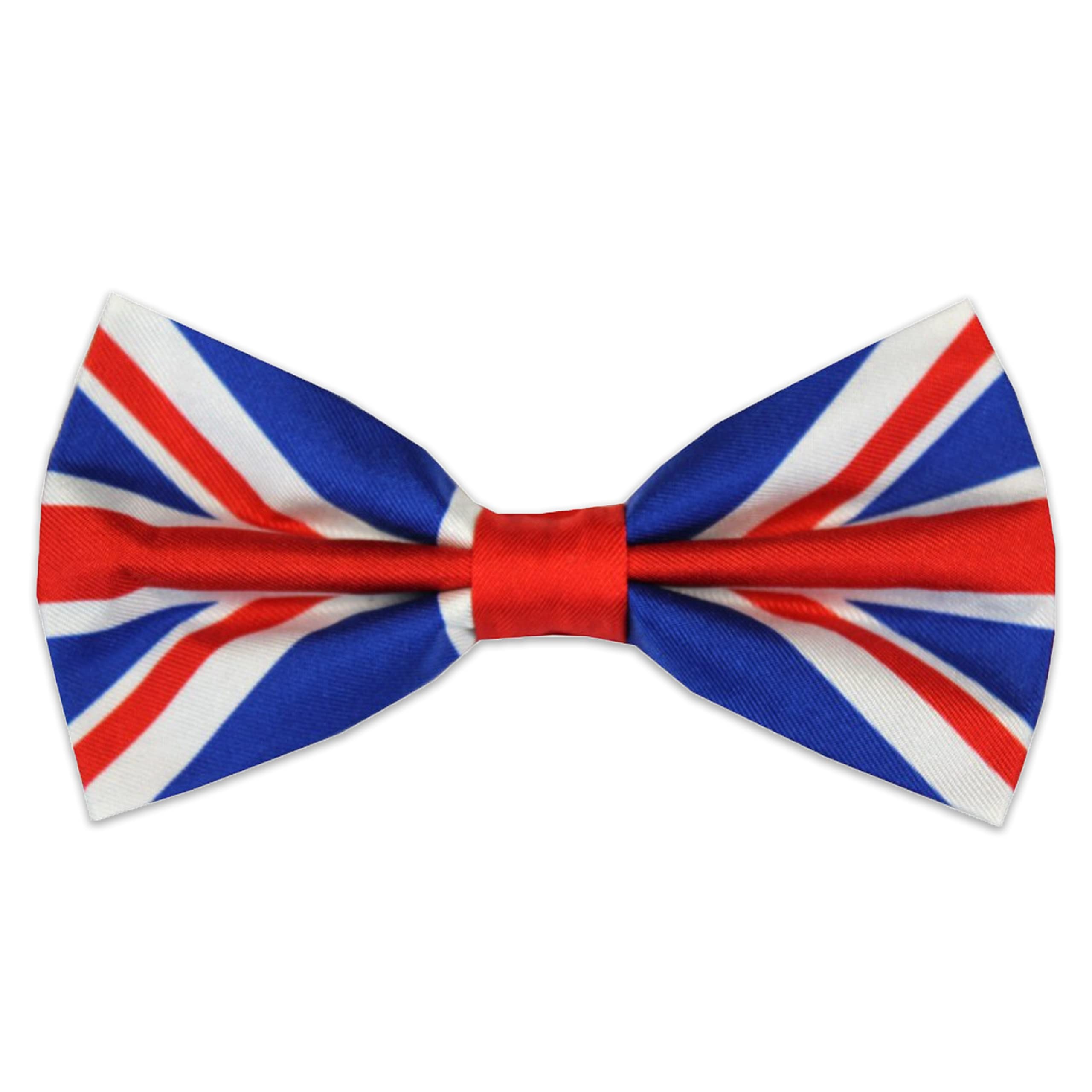 Robelli Men's Union Jack Novelty Bow Tie –