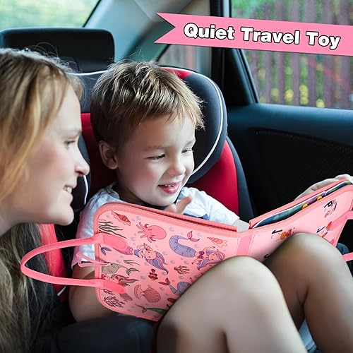 Miniatura 2 de Tabla sensorial para niños pequeños de 3 años, esencial para viajes en avión para bebés, actividades de viaje en avión por carretera, juguetes