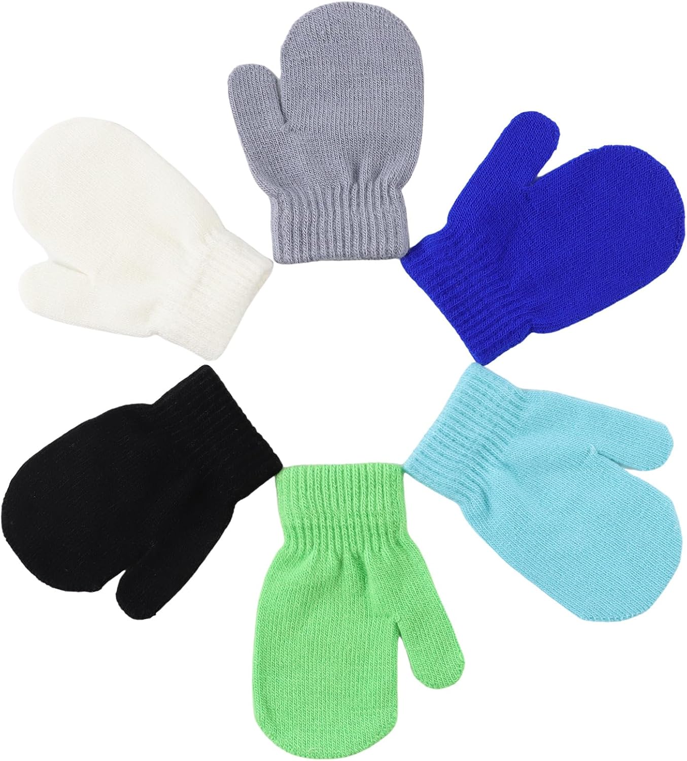 Baby Winter Mittens Toddler Knit Gloves Kids Magic Stretchy Mitten