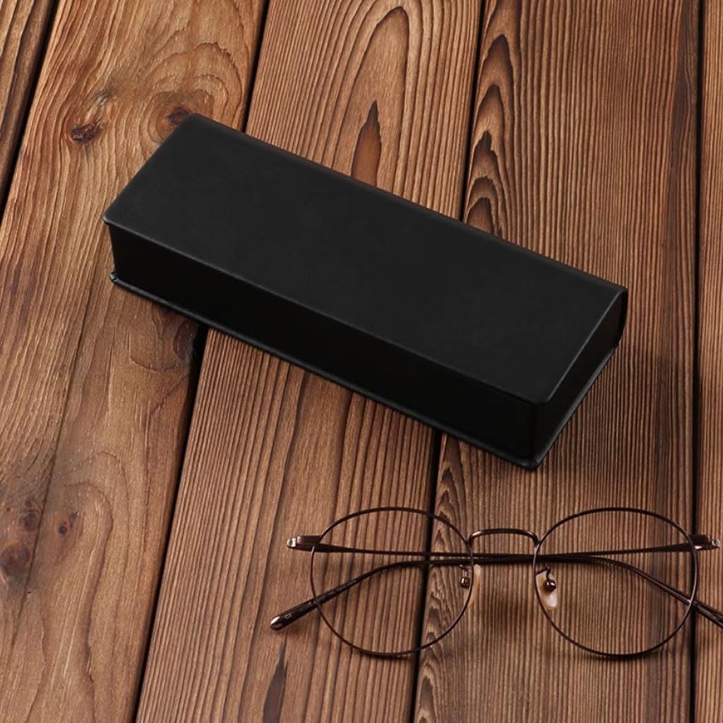 NEBE Estuche Gafas Caja De Almacenamiento Gafas Miopía Cuero Simple Y Moderna, Sol Viaje Organizador Gafa
