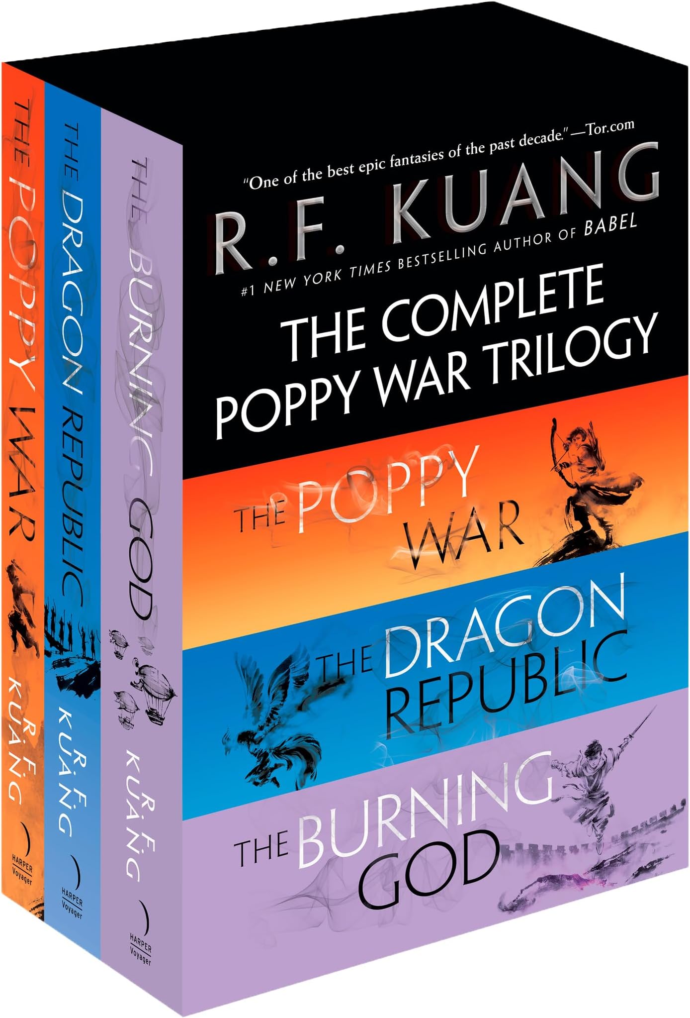 BX-POPPY WAR TRILOGY: The Poppy War / The Dragon Republic / The Burning God (Complete Poppy War Trilogy)