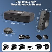 OBEST Bluetooth 5.3 Motoros Sisak Headset Vezetékmentes Fülhallgató Töltődobozzal 7