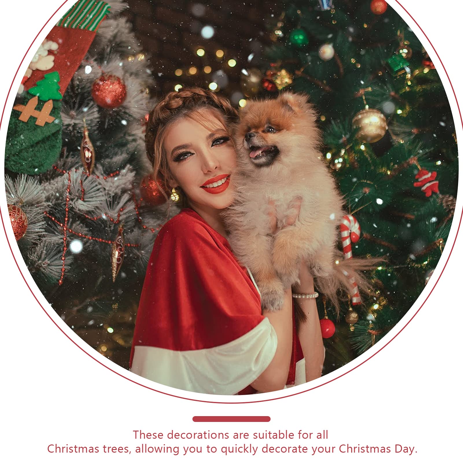 YARNOW 20pezzi Pendenti Forma Di Cervo in Legno Fai Da Te Decorazioni Per Albero Di Natale Articoli Per Feste e Progetti Artigianali