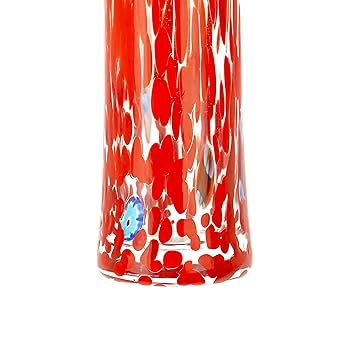 Amazon.com: Murano Glass Vase, Red, Contemporary Design