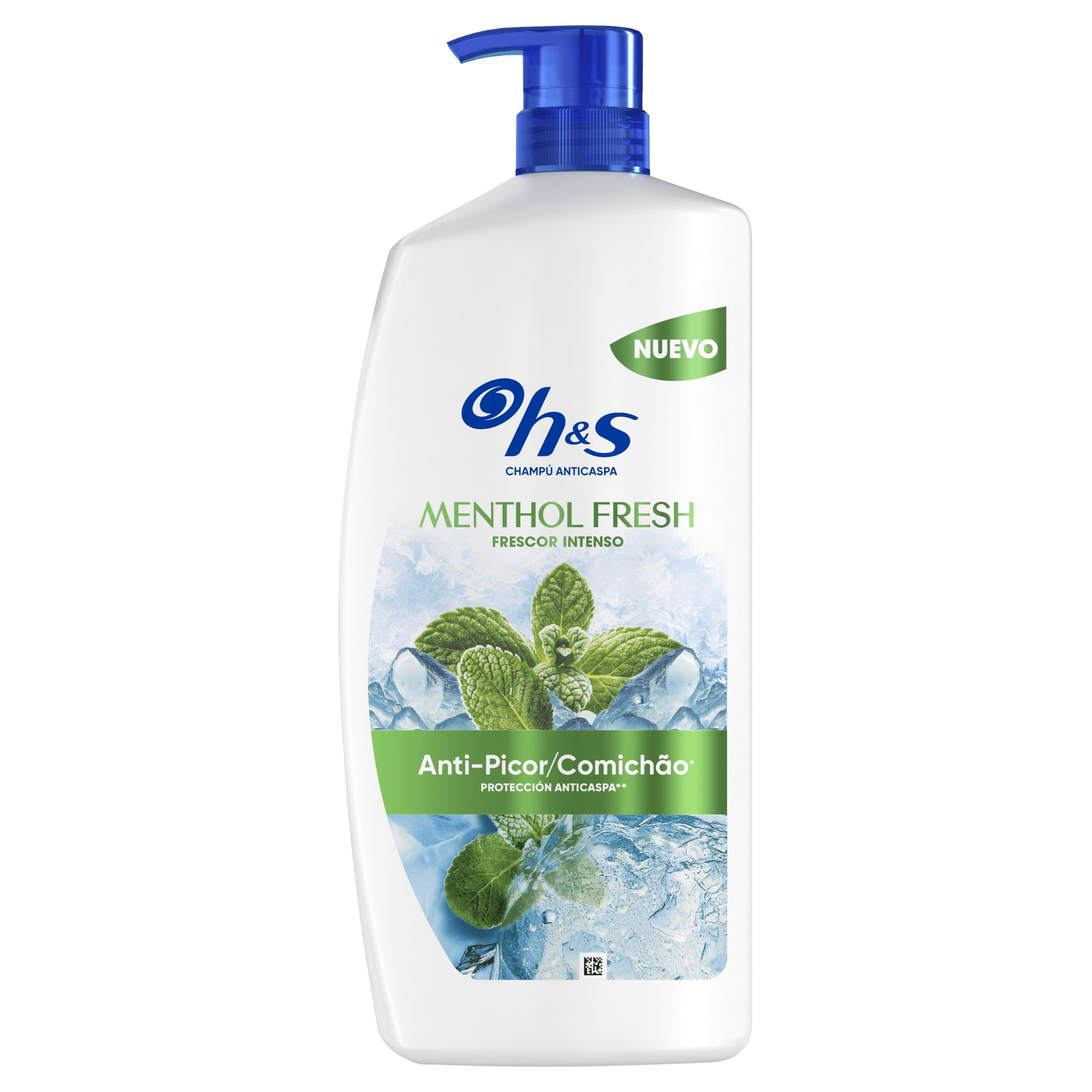 H&S Menthol Fresh Champú Anticaspa Anti-picor, Efecto Refrescante, 1L en oferta en Amazon