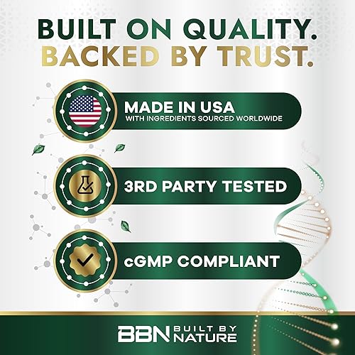 Miniatura 4 de Built by Nature Vitamina D3 K2 5000 UI + 100 mcg MK-7  Extra fuerza, alta absorción  Apoyo óseo, corazón e inmunológico  Aceite de coco MCT  Sin OMG