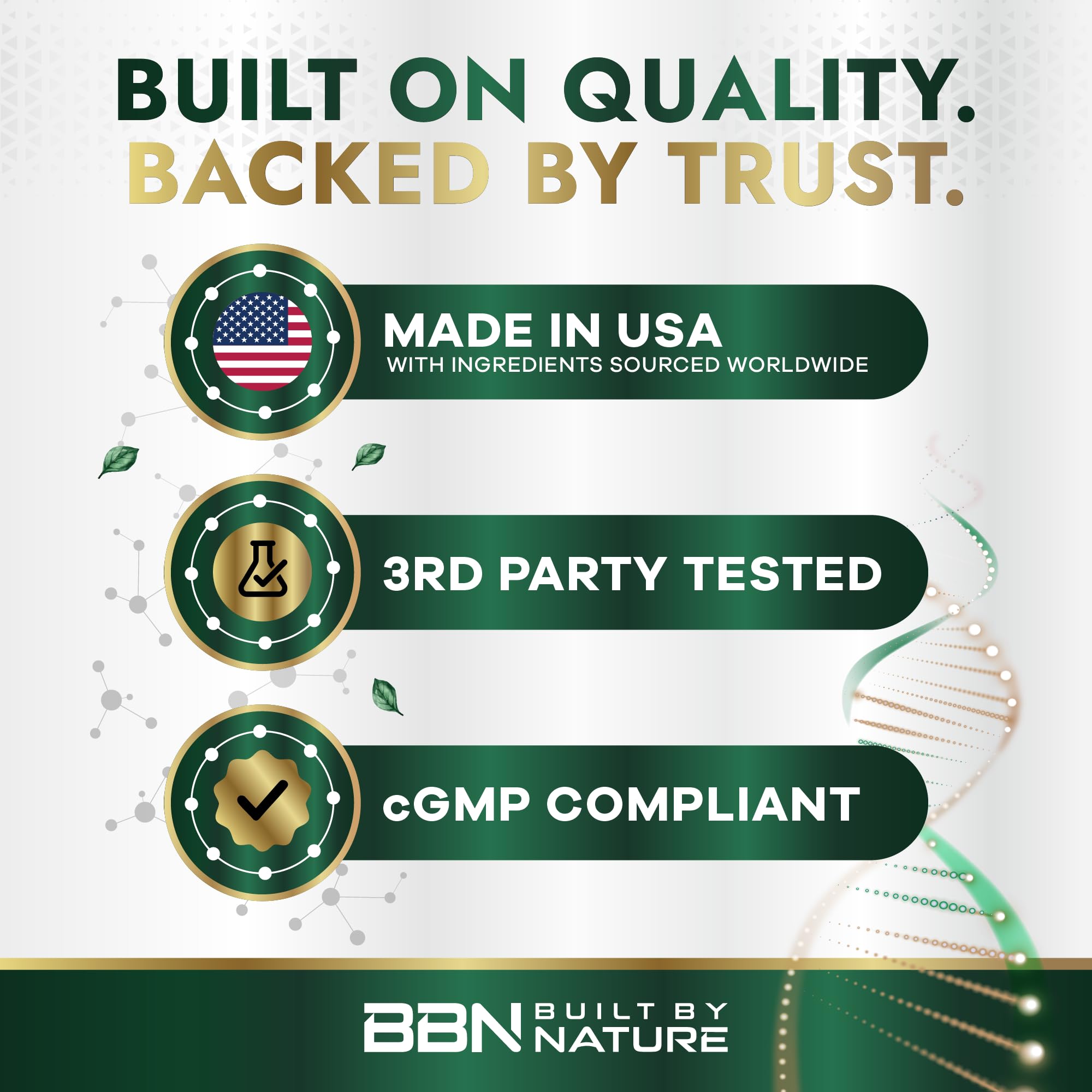 Built by Nature Biotin 10,000 mcg – Biotin for Hair Growth Women – High Potency Vitamin B7 Supplement – Vitamins for Hair, Skin & Nails – 360 Softgels