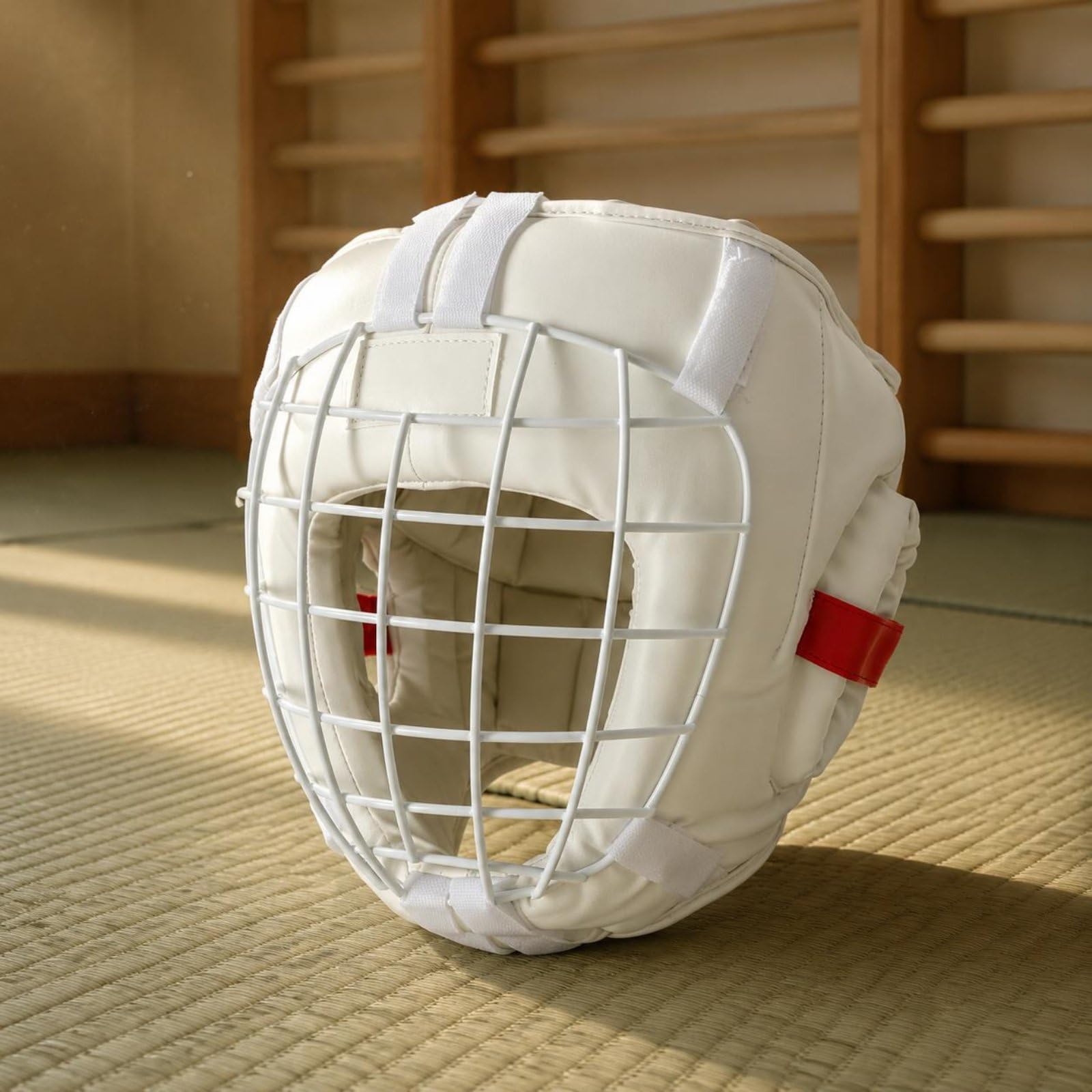 Casco da Combattimento Casco Integrale Allenamento Marziale Imbottitura Antiurto Visiera Acciaio Adatto Ad Adulti Bambini Difesa Palestra