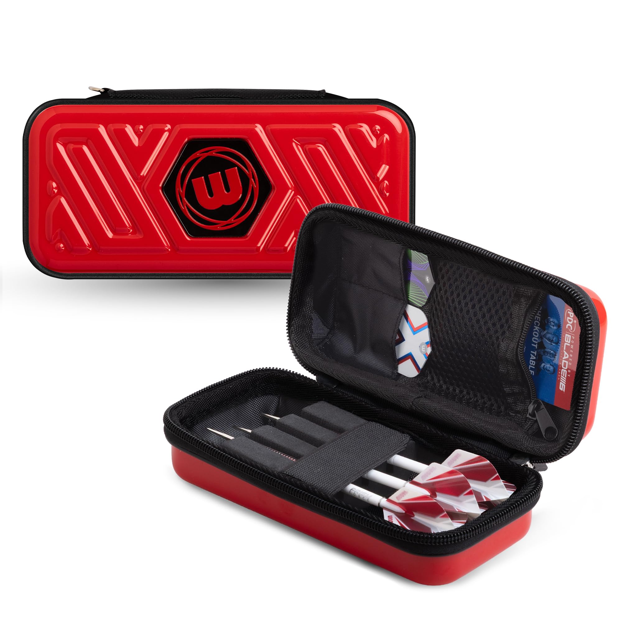 WINMAU Armor G1 Darts Wallet - Red Darts Case Holds Fully Assembled Darts and Accessories - Impact Proof, Ultra-Durable and Secure โ image 1