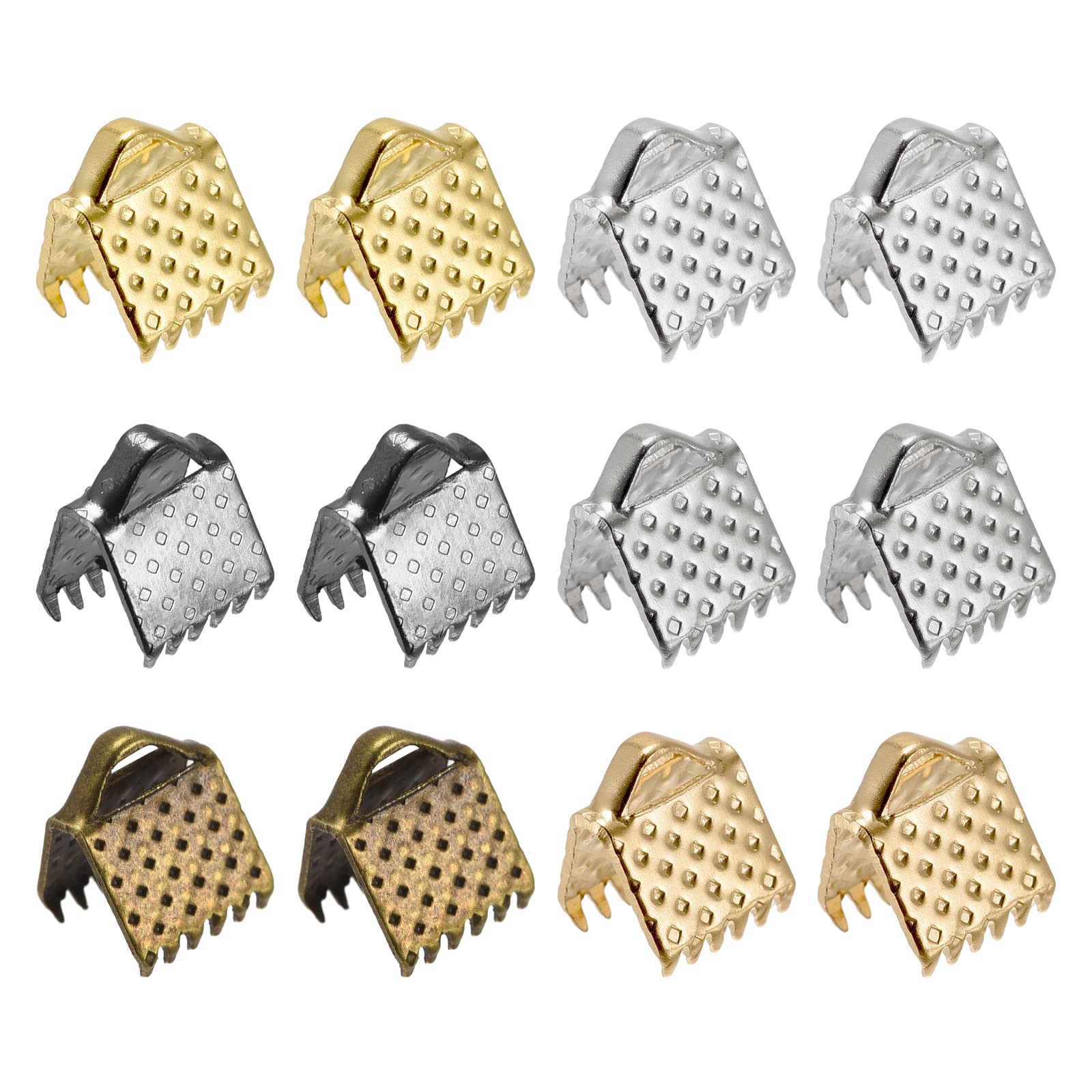 Pinces à sertir pour ruban de 6 mm : 600 serre-fils métalliques